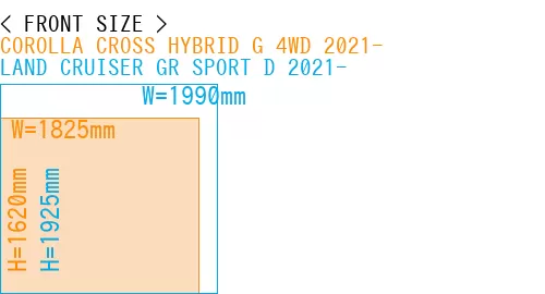 #COROLLA CROSS HYBRID G 4WD 2021- + LAND CRUISER GR SPORT D 2021-